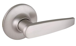New Satin Nickel 702092 Delavan 2-Way Adjustable Door Lever by Design House - $14.95