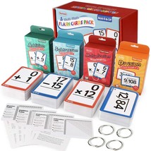 Multi Math Flash Cards For Kids Ages 4-8 - Addition, Subtraction, Multiplication - £33.72 GBP
