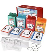 Multi Math Flash Cards For Kids Ages 4-8 - Addition, Subtraction, Multip... - £33.96 GBP