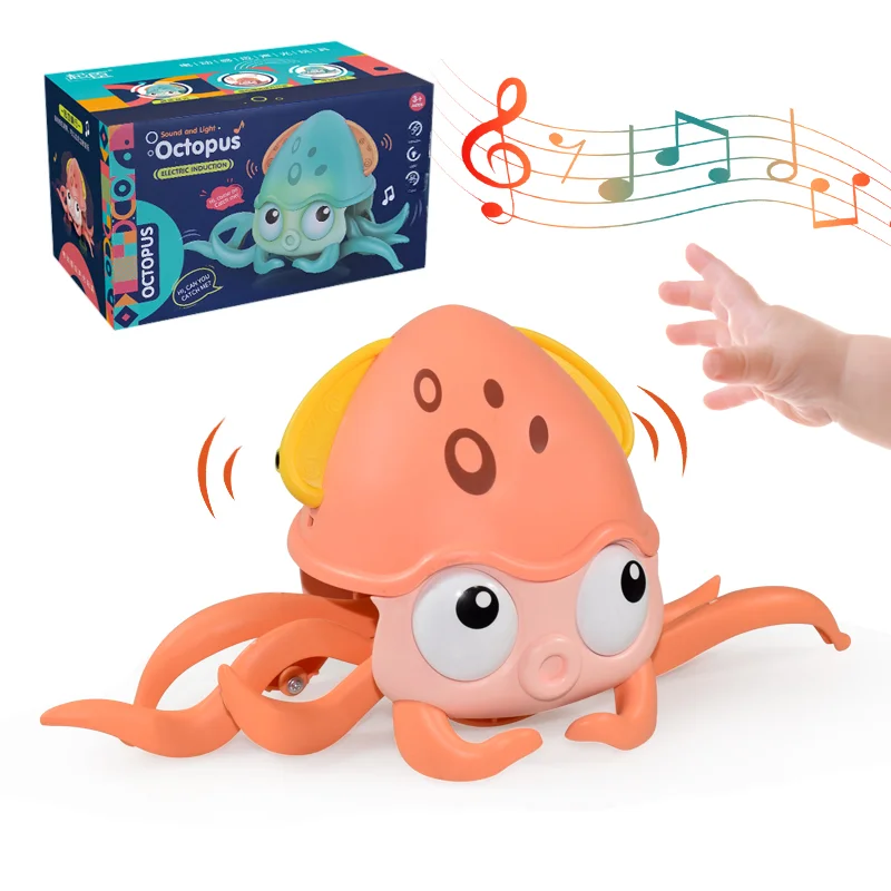 2023 New Interactive Crab Toy for Baby Crawling Crab Techno Escape Electronic - £11.57 GBP