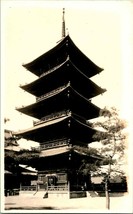 Vintage 1910-30 Real Photo Post Card RPPC Shitennoji Temple Osaka Japan - £8.21 GBP