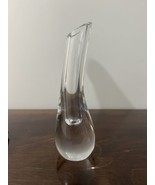 BACCARAT BUD VASE MODERNIST CRYSTAL c.1960 7” - $69.25