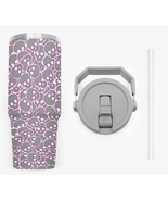 Purple Neon Skully | 30oz Flip Straw Tumbler | Free Ship - $689.38 MXN