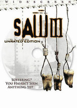 Saw III (DVD, 2007, Unrated Widescreen) COMPLETE EXCELLENT w/ Film Negat... - £5.37 GBP