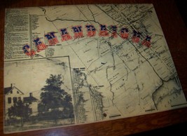 1776-1976 CANANDAIGUA NY US BICENTENNIAL CELEBRATION HISTORY CALENDAR - £7.81 GBP