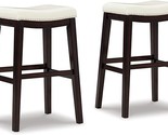 Signature Design by Ashley Lemante Traditional Tall Upholstered Stool wi... - $270.99