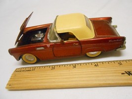 Vintage 1955 Ford Thunderbird metallic Red vinyl roof die-cast metal SS-... - £14.80 GBP