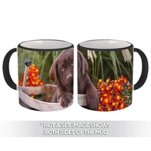 Labrador Wood Crate : Gift Mug Dog Puppy Pet Animal Cute - £12.71 GBP