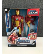 Iron Man Avengers Marvel Titan Hero Series Blast Gear Action Figure 12-Inch NEW - £12.79 GBP