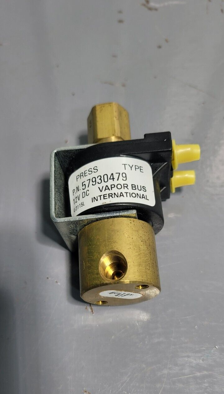 Vapor Bus 57930479  Pneumatic Solenoid Air Valve  12vdc  for Bus Doors - $22.95