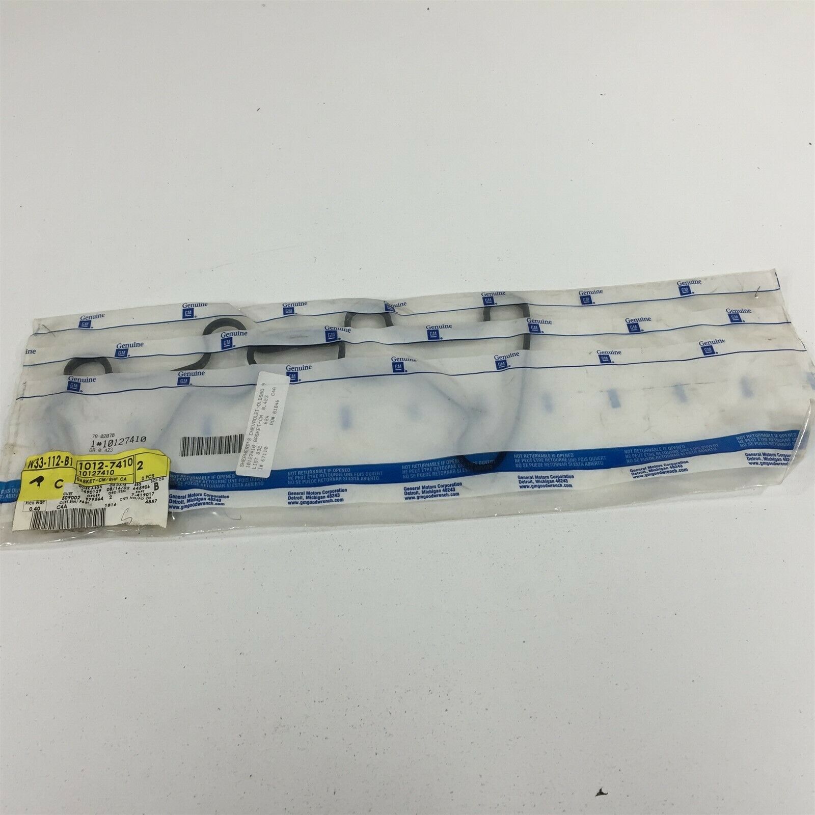 (1) Genuine GM 10127410 Valve Cover Gasket - $8.99