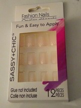 Sassy&amp;Chic Fashion Nails 3 x 12 Pieces (without glue) New. Free Shipping - $19.83