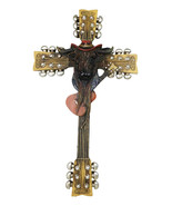 Western Rock And Roll Music Guitars With Cowboy Highland Cow Wall Cross ... - $495.10 MXN