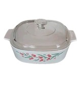 Corning Ware ~ 2 Liter ~ ROSEMARIE ~ Pink Tulip ~ Casserole Dish w/Lid ~... - $46.75