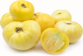 Tomato Great White Beefsteak Juicy 50 Seeds From US  - £6.62 GBP