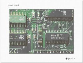 Pointseller Circuit Board Needlepoint Canvas - $44.00+