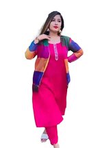 Traditional Jaipur Beautiful Indian Stylish Dress with Jacket Festive Party Offi - £31.41 GBP