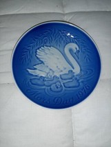 Vintage 1976 B &amp; G Copenhagen Swan &amp; Cygnets Mors Dag Mothers Day Plate 6&quot;  - £7.85 GBP