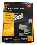 3M Transparency Film for Copiers 100 Sheets 8.5x11 PP2500 Sealed Box - $11.95