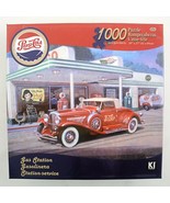 Michael Young Pepsi Cola Puzzle Gas Station Antique Car 1000 piece 20x27... - £10.35 GBP