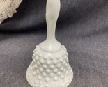Vintage Hobnail White Milk Glass Bell - $6.93