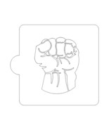 Hulk Fist Superhero Stencil for Cookie or Cakes USA Made LS463 - £3.18 GBP