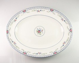 Wedgwood Porcelain Serving Dish Rosedale Pattern R4465 14&quot; Long Great Condition - £78.28 GBP