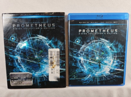 Prometheus 4-Disc Collector&#39;s Edition Blu-ray 3D DVD with Slipcover - £10.00 GBP