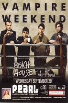 Vampire Weekend @ The Pearl, Palms Concert Theater Vegas Ad - £1.55 GBP