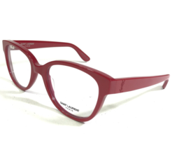 Saint Laurent Eyeglasses Frames SL M27 004 Red Round Cat Eye Full Rim 52... - £118.62 GBP