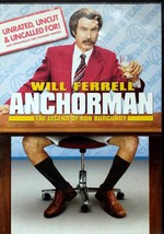 Anchorman: The Legend of Ron Burgundy [DVD 2004] Unrated Edition  - £0.90 GBP