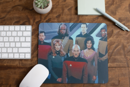 Star Fleet Mouse Pad - USS Enterprise NCC1701D - Bridge Crew - $12.99