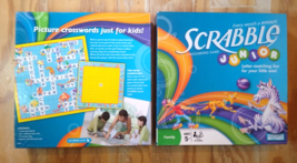 Scrabble Junior Crossword Game - not complete (almost!) 2008 - nice! Fas... - $10.68