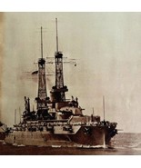 US Atlantic Navy Fleet Warship WW1 1920s Dreadnoughts Military Centerfol... - $1,142.18 MXN