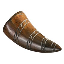 Medieval Gears Brand Medieval Style Home Decor Cow Horn Antique Look Engraved Le - £6.95 GBP