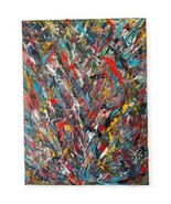 Original Abstract Oil Painting &quot;In The Garden&quot; 24&quot;x18&quot; Nature Spiritual  - £392.00 GBP