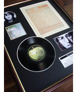 John Lennon Imagine 7&quot; single + Vinyl Lyrics Framed Display - £111.57 GBP