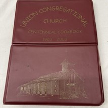 Vintage Cookbook 3 Ring Binder Union Congregation Church 2003 Centennial Recipes - £31.96 GBP