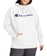 MSRP $55 Champion Womens Plus Powerblend Hoodie White Size 2X (DEFECT) - £21.70 GBP