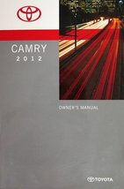 2012 Toyota Camry Owners Manual [Paperback] Toyota - $42.03