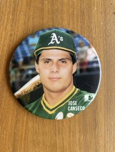 Jose Canseco Oakland A&#39;s Baseball MLB Button Pin - £15.64 GBP