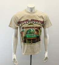 North Rustico PEI Fish &amp; Chips Friday Night Poker Game T Shirt Men&#39;s Medium - $150.76 MXN