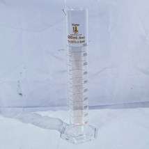 500ml Graduated Cylinder Glass Hex Base Karter Scientific - $14.84
