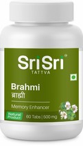 Sri Sri Tattva Brahmi - Memory Enhancer, 60 Tabs | 500mg (Pack of 1) - $11.87