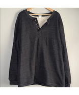 Mission Ridge Charcoal Fleece Lined Long Sleeve Top - $18.81 CAD
