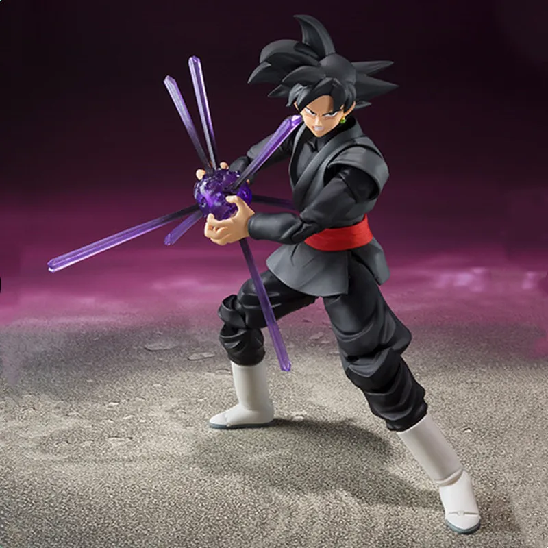 Dragon Ball Super Saiyan Black Goku Zamasu PVC Action Figure Anime DBZ Son Goku - £28.30 GBP