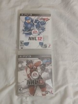 NHL Hockey 12 &amp; 13 PS3 PlayStation 3 Complete w/ Paperwork Cib Tested Vgc - £12.95 GBP