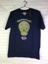 Modelo Dia De Los Muertos Day of the Dead Embroidered Logo T-Shirt Men&#39;s Small - £13.54 GBP