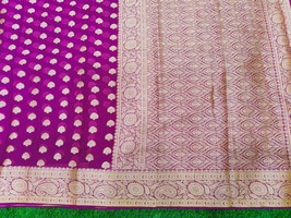 Pure Silk Mark Certified Saree, Handwoven Pure Chiffon Saree - Elegant Tradition - £155.79 GBP