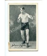 BOXING EXHIBIT CARD-1921-JOHNNIE GRIFFITHS FR - $16.30